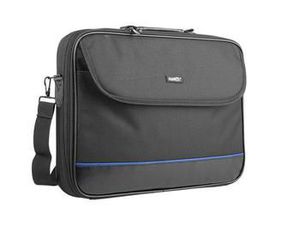 NATEC NTO-0335 Laptop Bag IMPALA Black-Blue 15.6inch stiff shock absorbing frame