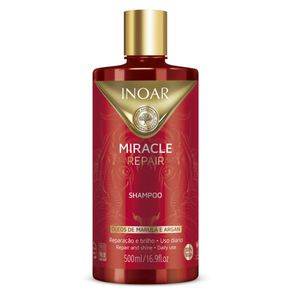 Inoar Miracle Repair Shampoo Atkuriamasis šampūnas, 500ml