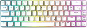 Royal Kludge RK71 TKL Keyboard | 70%, Hot-swap, Blue Switches, US, White