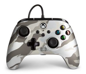 PowerA Enhanced Wired Controller For Xbox Series X|S - Metallic White Camo