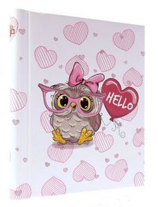 Albumas GED DRS10 HELLO OWL PINK 22,8x28  | 20 magnet psl | spiralinio rišimo | max 10x15 80