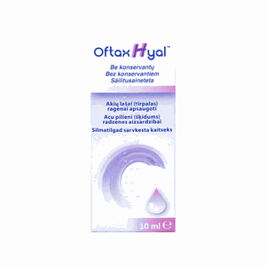 Oftaxhyal akių lašai (tirpalas) 10 ml