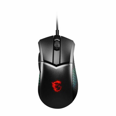 Pelė MSI GM51 Lightweight Optical, RGB LED light, Black, Gaming Mouse, 8000 Hz