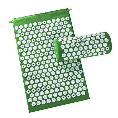Akupresūros kilimėlis su pagalvėle SIX7FIT žalias