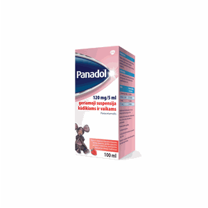 Panadol 120 mg/5 ml geriamoji suspensija 100 ml