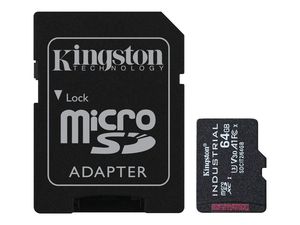 Atminties kortelė Kingston Industrial | Flash memory card | 64GB | microSDXC UHS-I Memory Card | Speed Class A1 / Video Class V30 / UHS-I U3 / Class10