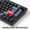Keychron V1 QMK wired mechanical 75% keyboard (ANSI, RGB, Hot-swap, Keychron K Pro Brown Switch)