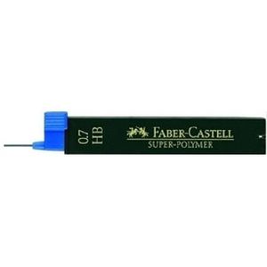Grafitai Faber-Castell Super Polymer. HB. 0.7 mm. 12 vnt.