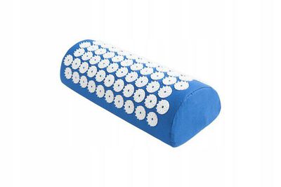Masažinė akupresūros pagalvė, mėlyna