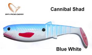 Guminukas Savage Gear Cannibal Blue White 15 cm