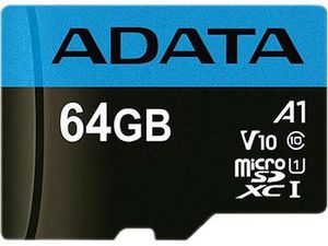 ADATA 64GB Micro SDXC V10 85MB/s Adapter