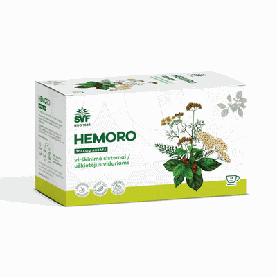 HEMORO žolelių arbata 1,5 g, N24
