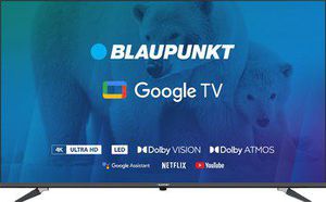 TV 55" Blaupunkt 55UBG6000S 4K Ultra HD LED, GoogleTV, Dolby Atmos, WiFi 2,4-5GHz, BT, juoda