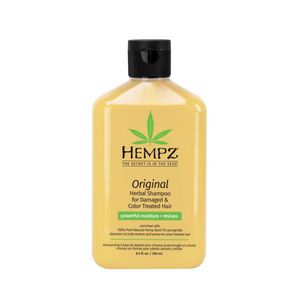 HEMPZ Original Herbal Shampoo Drėkinamasis šampūnas pažeistiems ir dažytiems plaukams, 250ml