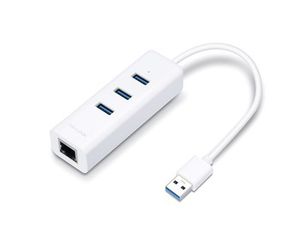 TP-LINK USB 3.0 3-Port Hub  and  Gigabit Ethernet Adapter 2-in-1 USB Adapter