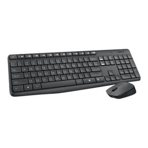 LOGITECH MK235 wireless Keyboard + Mouse Combo Grey - (INT)