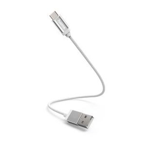 Charging data cable USB- C 0,2m white