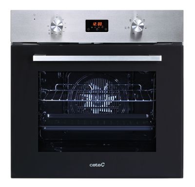 Orkaitė CATA Oven MD 6106 X 60 L, Multifunctional, AquaSmart, Touch contro, Height 59.5 cm, Width 59.5 cm, Stainles steel/Black glass