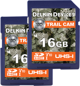 DELKIN TRAIL CAM SDHC (V10) 16GB (2PK)