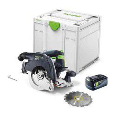 Akumuliatorinis rankinis diskinis pjūklas FESTOOL HKC 55 EB Basic 5,0