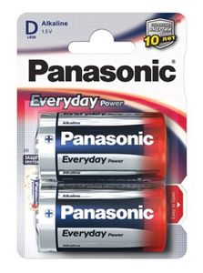 Baterijos Panasonic EVERYDAY LR20-2BP