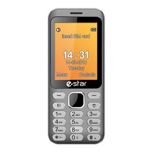 eSTAR Feature Phone X28 Silver Dual SIM