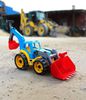 Plastikinis traktorius - ekskavatorius 3671 (mėlynas)