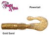 Guminukas aromatizuotas Crazy Fish Powertail Gold Sand 7cm Kreve