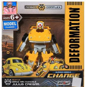 Robotas transformeris - Geltonas automobilis