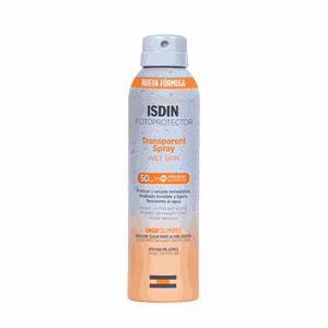 ISDIN apsauginė dulksna, tinkama naudoti ant drėgnos odos SPF50 +, 250 ml