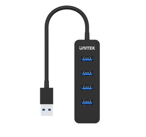 UNITEK KONCENTRATORIUS USB-A 4X USB-A 3.1, AKTYVUS, 10W, H1117A