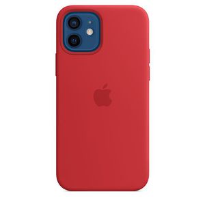 Dėklas Apple iPhone 12/12 Pro Silicone Case with MagSafe Red
