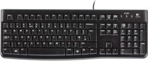 LOGITECH K120 Corded Keyboard black USB