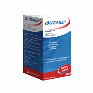 Ibugard  200 mg/5 ml geriamoji suspensija 100 ml