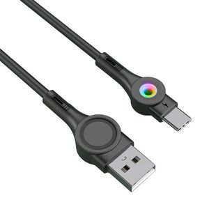 Cable USB with LED light Foneng X59 type-C