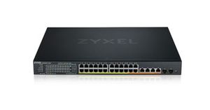 Zyxel XMG1930-30HP Valdomas L3 2.5G Ethernet (100/1000/2500) Maitinimas per Eternetą (PoE) 1U Juoda