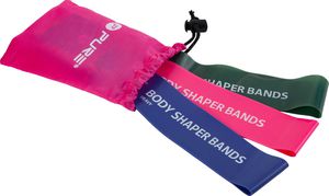 Gumos Pure2Improve Body Shaper Bands, Set of 3 Green, Pink and Purple