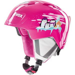 Uvex Manic Penguin vaikiškas slidinėjimo šalmas rožinės spalvos 51-55