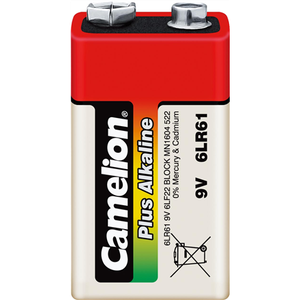 Camelion Plus Alkaline 9V block (6LF22), shrink