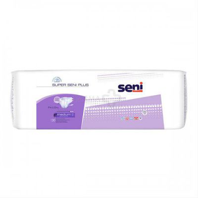 Sauskelnės anatominės SENI SUPER PLUS (Premium) Medium N30