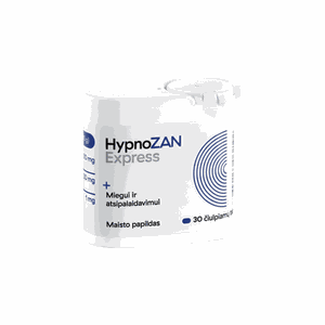 HypnoZAN Express čiulpiamos tabletės N30