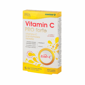 VITAMIN C PRO FORTE kramtomosios tabletės N30 