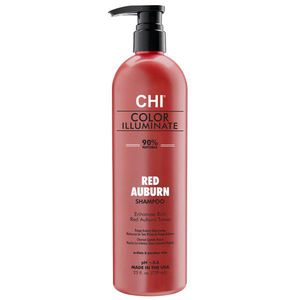 CHI Ionic Color Illuminate Red Auburn Shampoo Spalvą atgaivinantis šampūnas, 739ml
