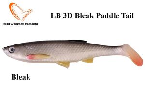 Savage gear LB 3D Bleak Paddle Tail guminukas Bleak 8 cm