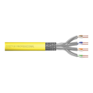 Digitus | Cat 7A class FA, S/FTP, Twisted Pair installation cable, simplex, 1500 MHz | DK-1744-A-VH-10-P