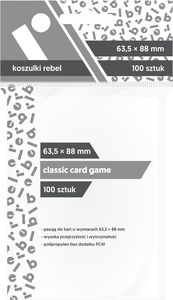 REBEL Sleeves - Classic Card Game (63.5x88mm) - 100 Pcs