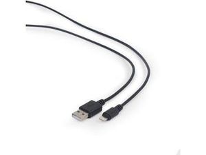 GEMBIRD CC-USB2-AMLM-1M USB data sync and charging 8-pin cable 1m black