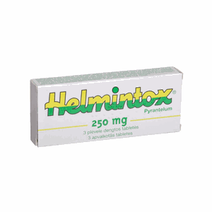 Helmintox 250 mg plėvele dengtos tabletės N3