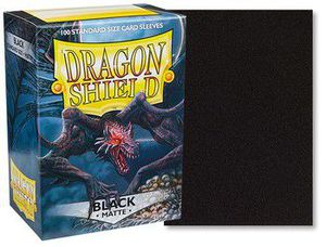 Dragon Shield Standard Sleeves - Matte Black (100 Vnt)