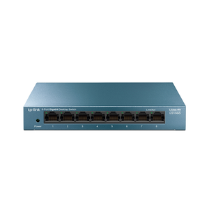 Komutatorius TP-LINK 8-Port 10/100/1000Mbps Desktop Network Switch LS108G Unmanaged, Desktop